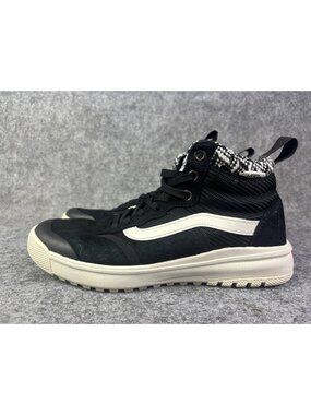 Vans UltraRange EXO SE Shoes Womens 7.5 Black High Top Winter Lined Sneakers